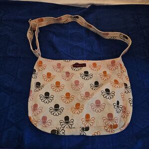 BUNGALOW 360 Octopus Sling Canvas Crossbody Tote Purse Preowned